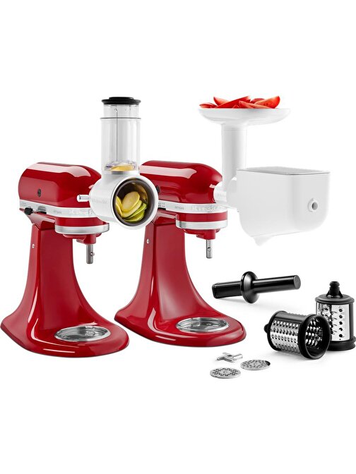 Kitchenaid 5KSM2FPPC Gıda Öğütme Doğrama ve Püre Yapma Aksesuar Seti Beyaz