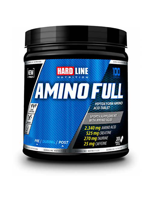 Hardline Nutrition Amıno Full 300 Tablet