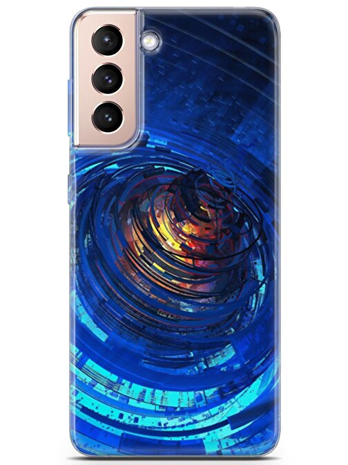 Lopard Samsung Galaxy S21 Plus Uyumlu Kılıf Polka 03 Telefon Kılıfı Laci