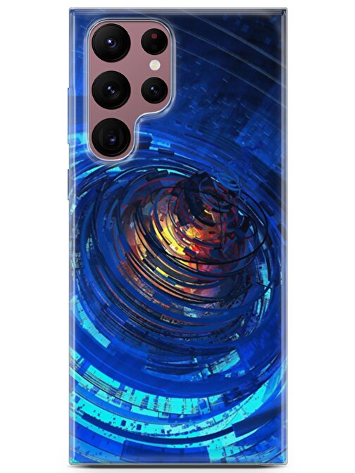 Lopard Samsung Galaxy S22 Ultra Uyumlu Kılıf Polka 03 Telefon Kılıfı Lac