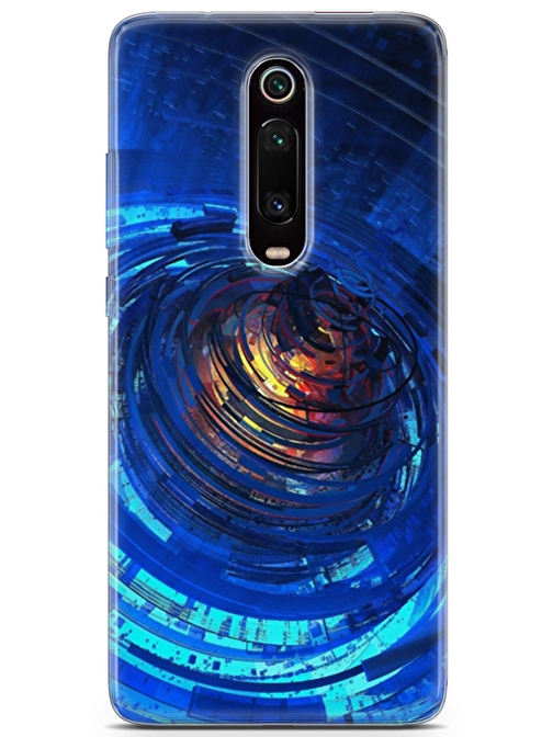 Lopard Xiaomi Mi 9T Uyumlu Kılıf Polka 03 Telefon Kılıfı Lacivert