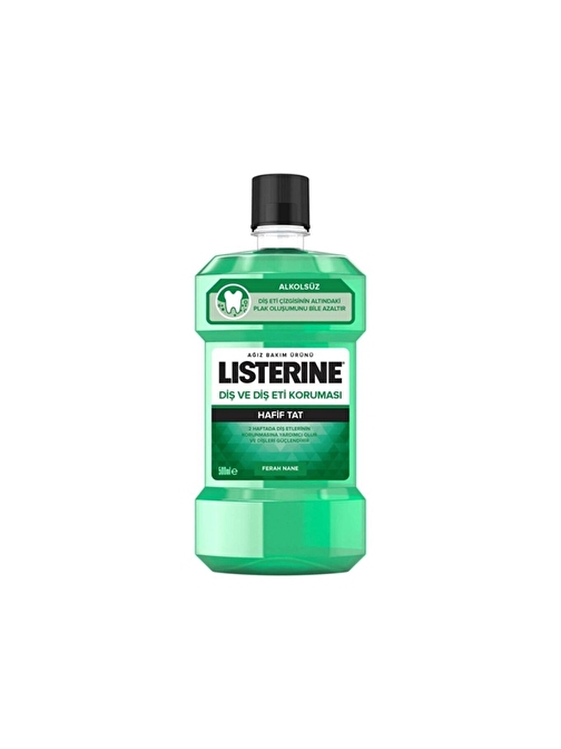 Listerine Diş Eti Koruması Hafif Nane 500 ml