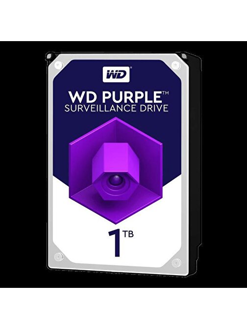 Wd 1Tb Purple 3,5" 64Mb 5400Rpm Wd10Purz Harddisk