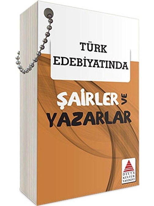 Türk Edebiyatında Şairler ve Yazarlar Kartları Delta Kültür