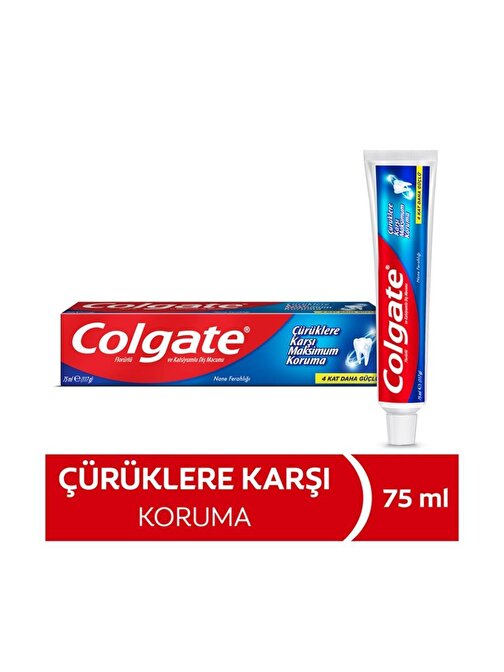 Colgate Çürüklere Karşı Koruma Nane Diş Macunu 75M