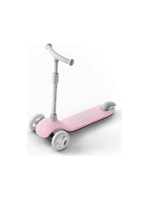 Xiaomi Mitu Işıklı Ayarlanabilir 3 Tekerlekli Scooter Pembe