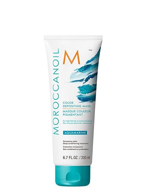 Moroccanoil Color Deposit Aquamarine Renk Tazeleyici Maske 200 ml