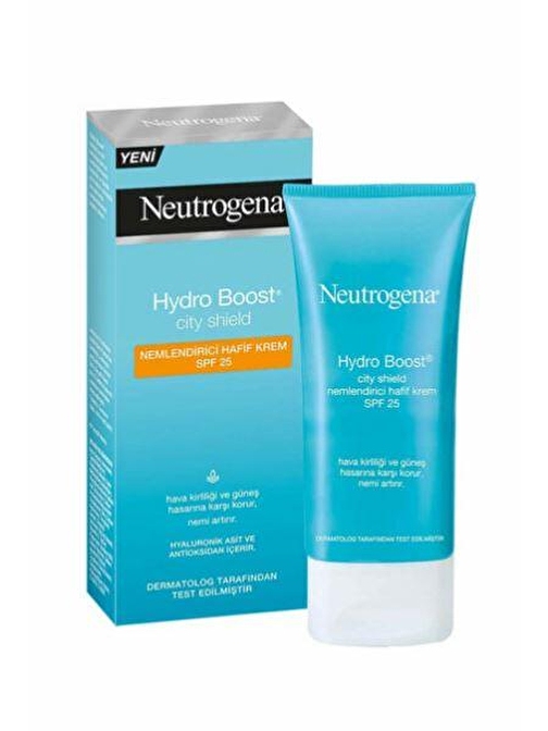 Neutrogena Hydro Boost City Shield Spf 25 Ne mlendirici 50 ml