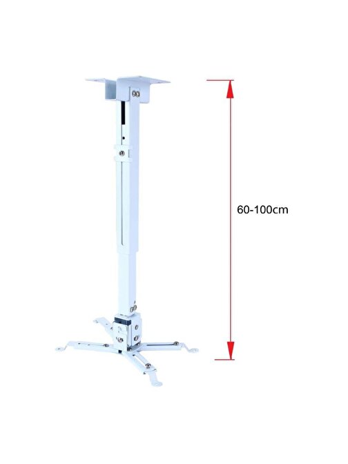 Elba PS02B Projeksiyon Tavan Tv Monitör Askı Aparatı 60 - 100 inç