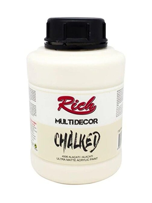 Rich Multi Decor Chalked Su Bazlı Akrilik Boya 1750 Gr Şişe 1 Adet Alaçatı 4506