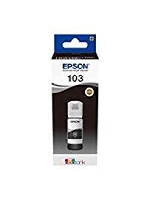 Epson 103 Ecotank C13T00S14A Orijinal Siyah Mürekkep Şişesi 65 Ml