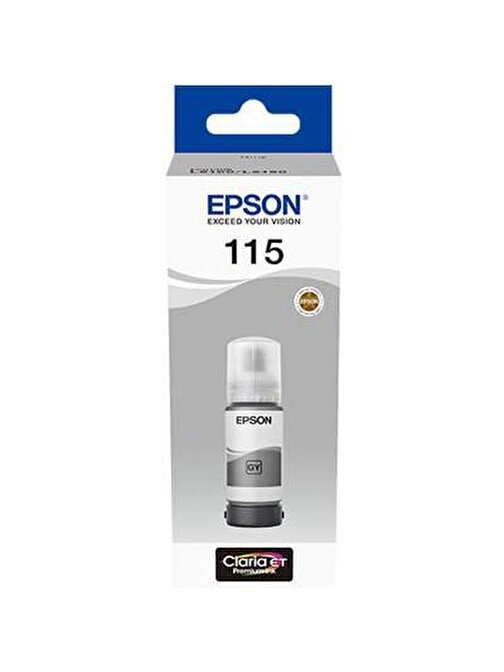 Epson 115 T07C14A L8160-L8180 Orijinal Gri Şişe Mürekkep