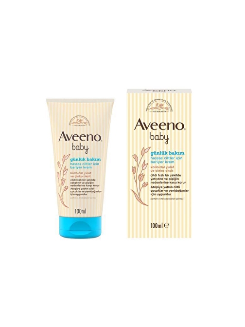 Aveeno Baby Barrier Bebek Yulaf Ve Çinko Yatıştırıcı Pişik Kremi 100 ml