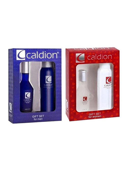 Caldion Parfüm Setleri Bay-Kadın 50ml 2 Adet Unisex Parfüm Setleri