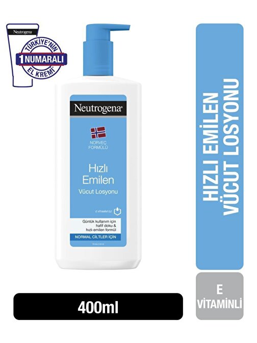 Neutrogena Hızlı Emilen Vücut Losyonu 400 ml