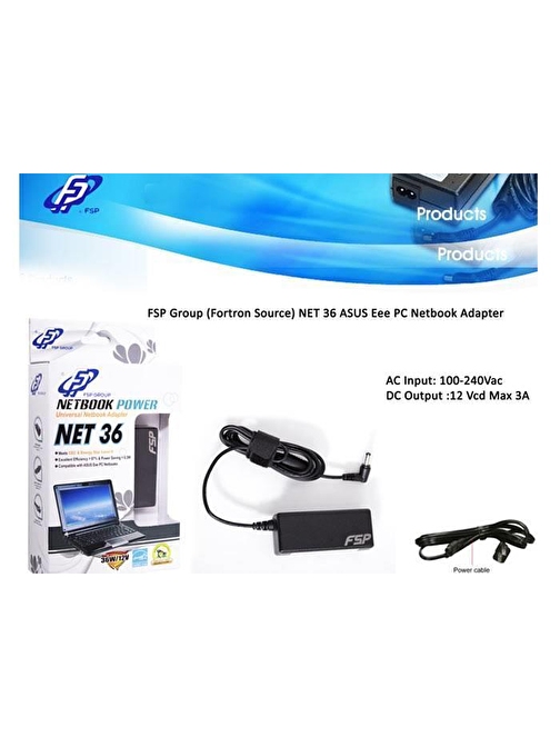 FSP net36 24V 9.1A Üzeri 36W Netbook Adaptörü