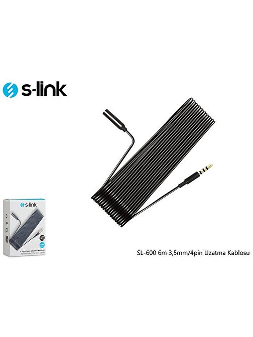 S-Link Sl-858 1.5M Stereo Uzatma Kablosu