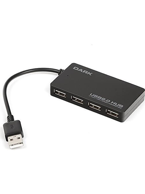 Dark AC-USB242 4 Portlu USB 2.0 Dahili Kablolu Type-C Usb Çoğaltıcı