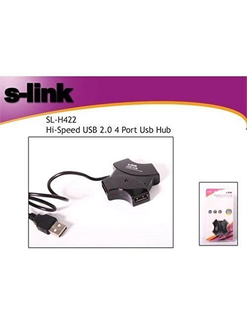 S-link Sl-H422 4 Portlu USB 2.0 Dahili Kablolu USB Çoğaltıcı