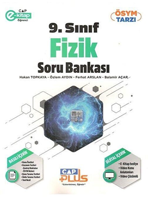 Çap Yayınları 9. Sınıf Fizik Plus Soru Bankası