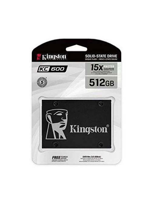 Kingston KC600 SKC600-512G 512 GB 2.5 inç SATA SSD