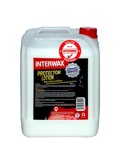 Interwax Konsantre Torpi̇do Parlatici Ve Bakim Sütü 5 Kg