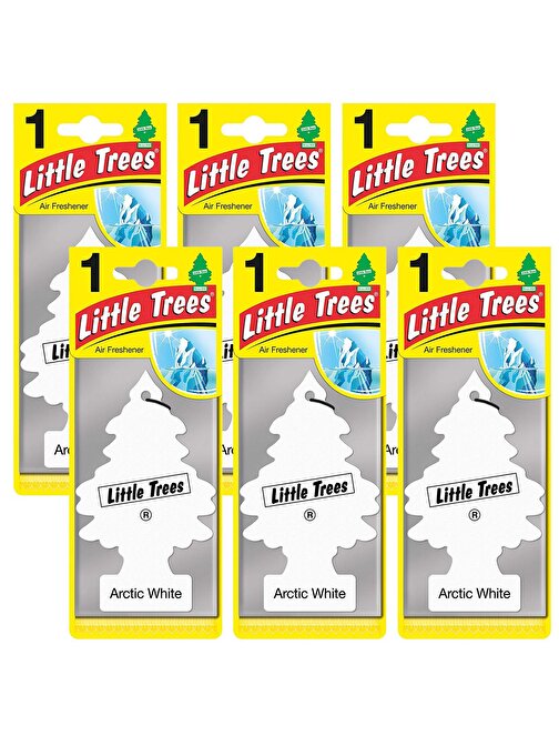 Little Trees Arctic White Ferahlığı Aromalı Oto Kokusu 6 Adet
