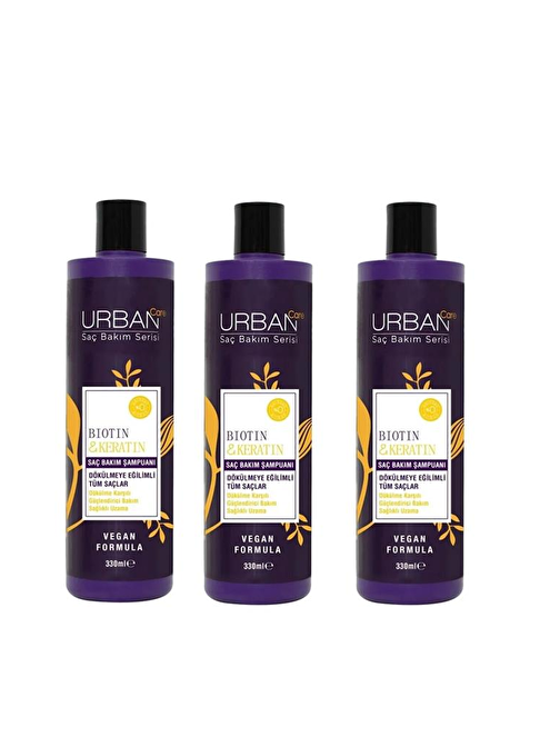 Urban Care Biotin Keratin Şampuan 3 x 330 ml