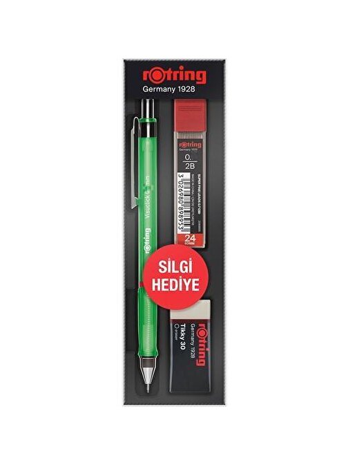 Rotring Okul Seti Visuclick Versatil/Min Silgi 0.5 mm Yeşil RO-VK05-YESIL