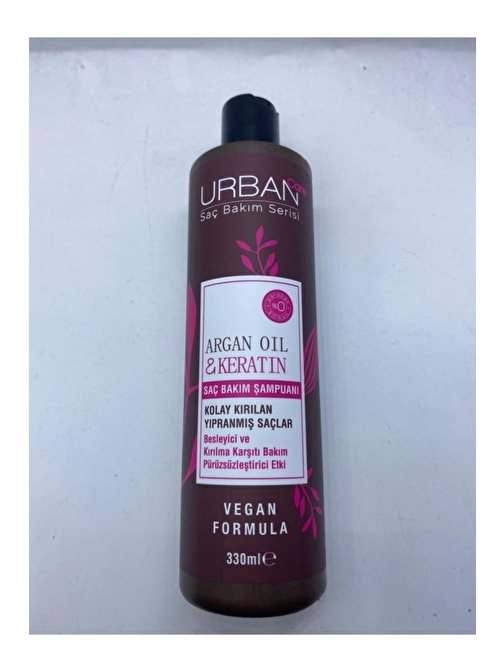 Urban Şampuan Argan Yağ Keratin Kırılan Saç 330 ml