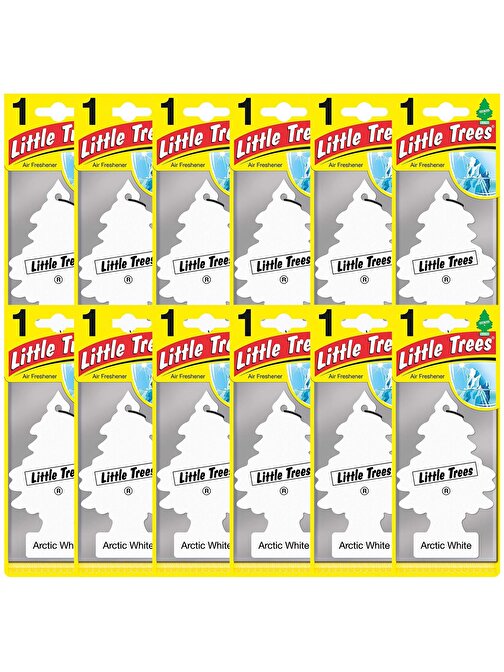 Little Trees Arctic White Ferahlığı Aromalı Oto Kokusu 12 Adet