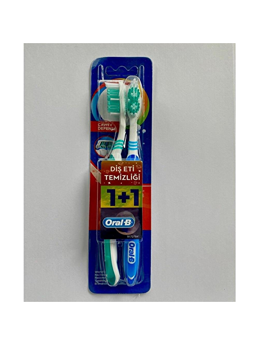 Oral-B Cavity Defense Diş Fırçası 1+1
