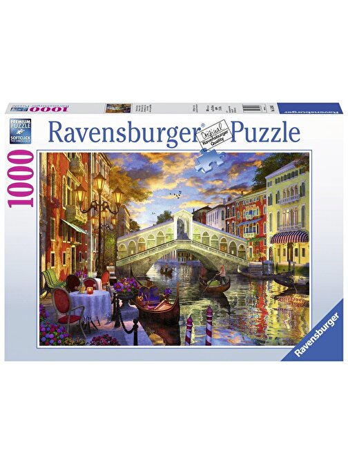 Ravensburger 1000 Parça Puzzle Romantik Venedik 152865