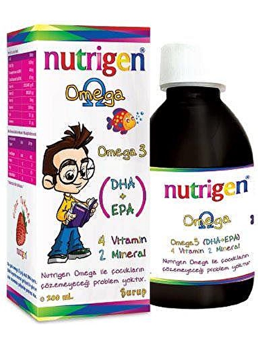 Nutrigen Omega 3 Çilek Aromalı 200 Ml