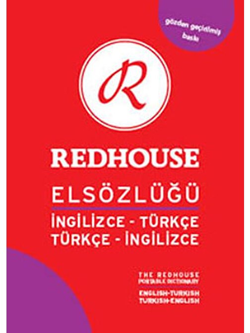 Redhouse Elsözlüğü İng.-Türk./Türk.-İng. (Kırmızı Orta)