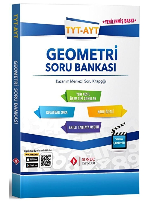 Sonuç Yayınları TYT AYT Geometri Soru Bankası Sonuç Yayınları