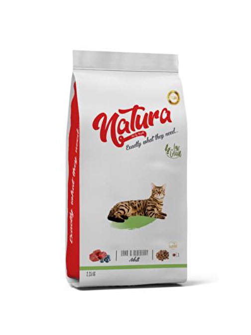 Nature Az Tahıllı Kuzu & Y.Mersini Kedi Maması 2,25 Kg