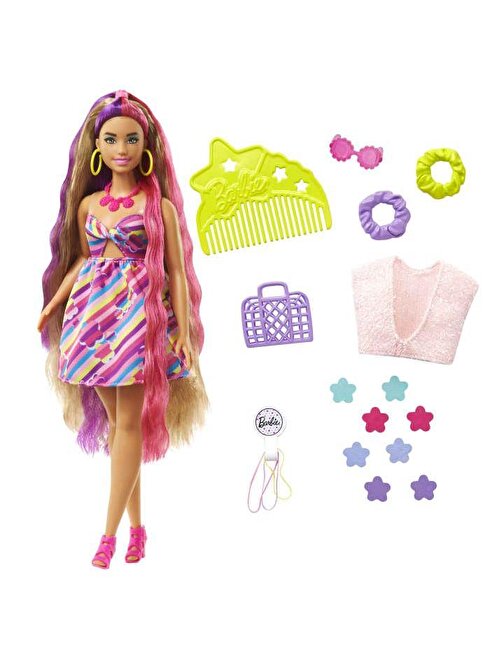 Barbie Hcm87-Hcm89 Upuzun Muhteşem Saçlı Bebekler