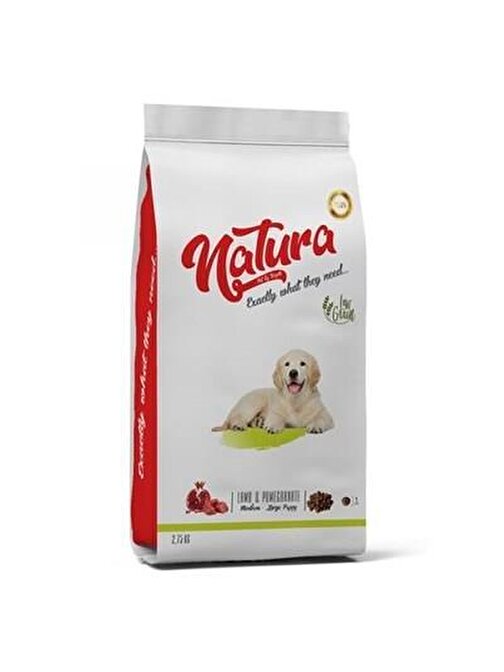 Natura Pet Natura Düşük Tahıllı Kuzu Etli Ve Narlı Yavru Köpek Maması 2.75 Kg