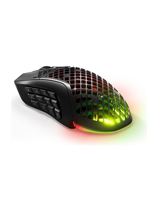 SteelSeries Aerox 9 RGB RGB Kablosuz Joystick Optik Led Gaming Mouse