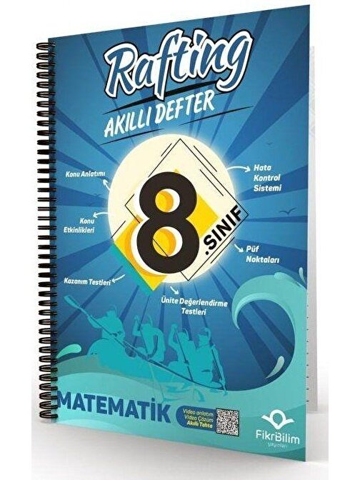 Fikribilim Yayınları 8. Sınıf Matematik Rafting Akıllı Defter