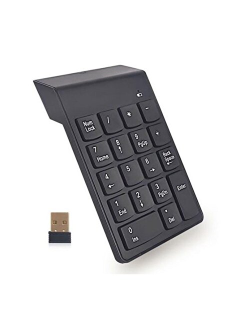 KABLOSUZ 2.4 GHZ NUMARATÖR KEYPAD-NUMLOCK 18 TUŞLU