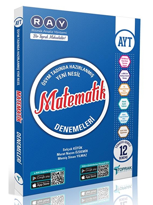 Toprak Yayıncılık Toprak AYT Matematik Deneme Kitabı (12'Li)