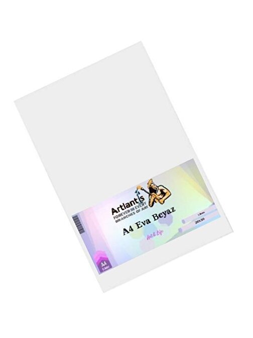 Artlantis Aynasız Eva A4 Beyaz 5 Adet 20 x 30 cm