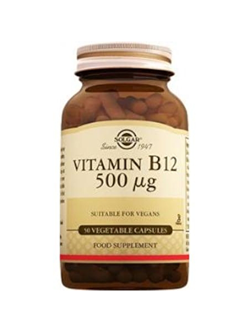 Solgar Vitamin B12 500 Mg 50 Kapsül