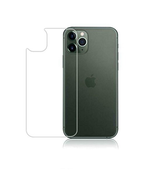 Ecr Apple İphone 12 Pro Uyumlu Arka Kırılmaz Esnek Nano Koruyucu