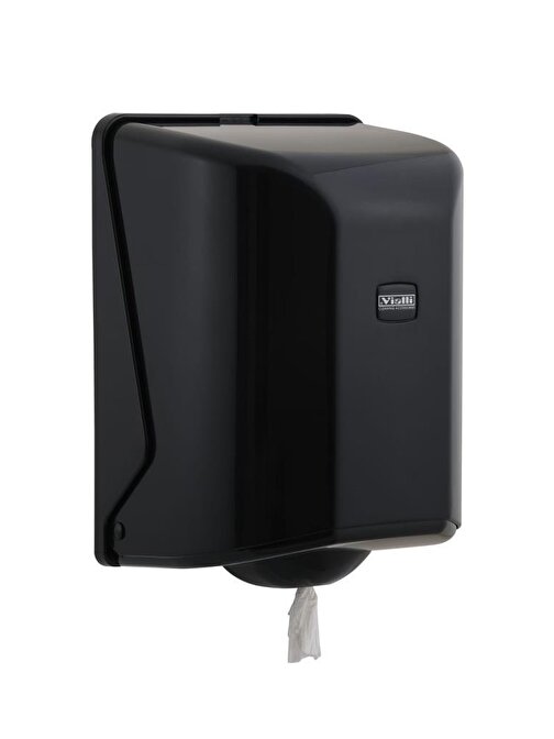 Omnipazar Vialli OG2B İçten Çekmeli Kağıt Havlu Dispenseri Siyah