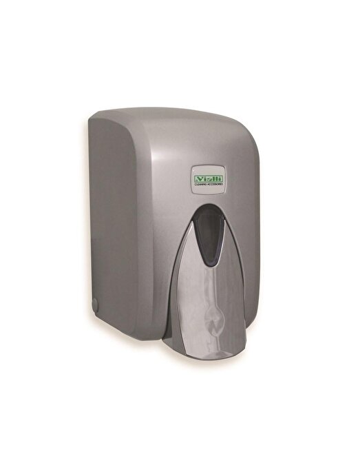 Omnipazar Vialli S5C Gri Sıvı Sabun Dispenseri Aparatı Hazneli 500 ml
