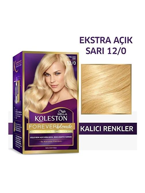 Koleston Set Saç Boyası Çok Açık Doğal Sarı 12/0