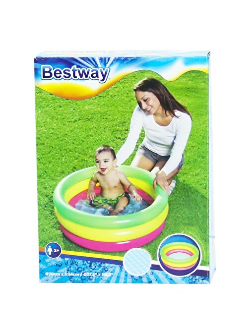 Bestway 3 Bölmeli Çocuk Havuzu Renkli